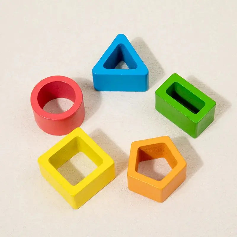 Incastri in Legno Forme e Colori Montessori