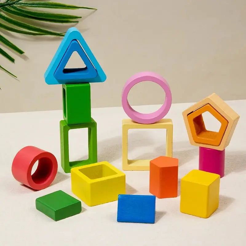 Incastri in Legno Forme e Colori Montessori