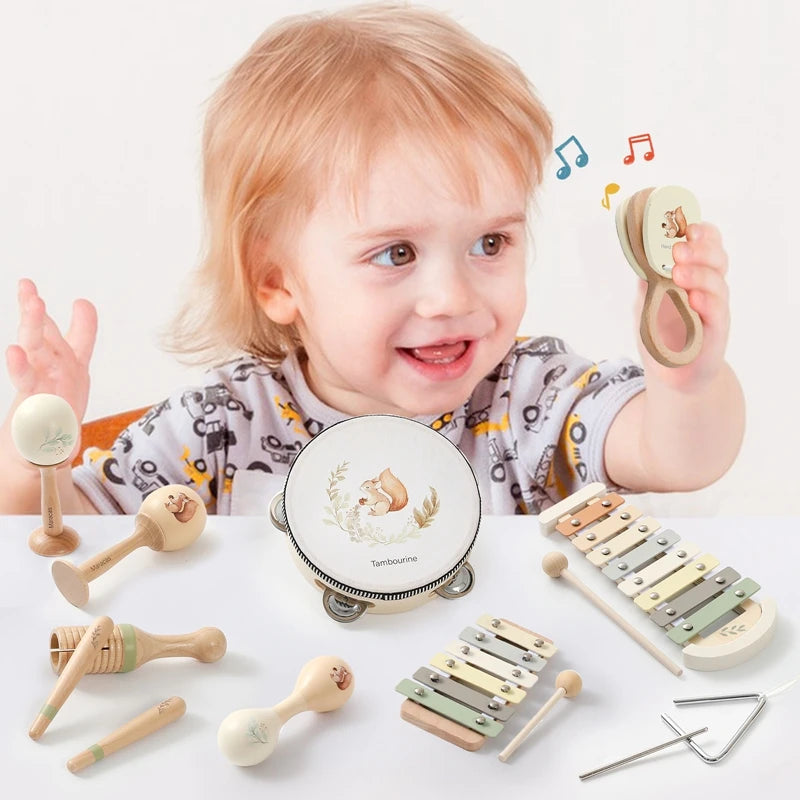Set Strumenti Musicali Tamburo e Xilofono