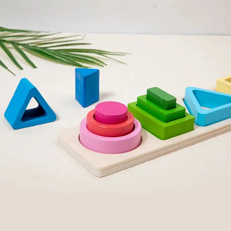 Incastri in Legno Forme e Colori Montessori