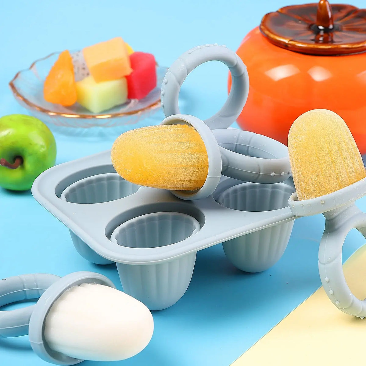 Massaggiagengive Frutta e Verdura in Silicone — Set 5
