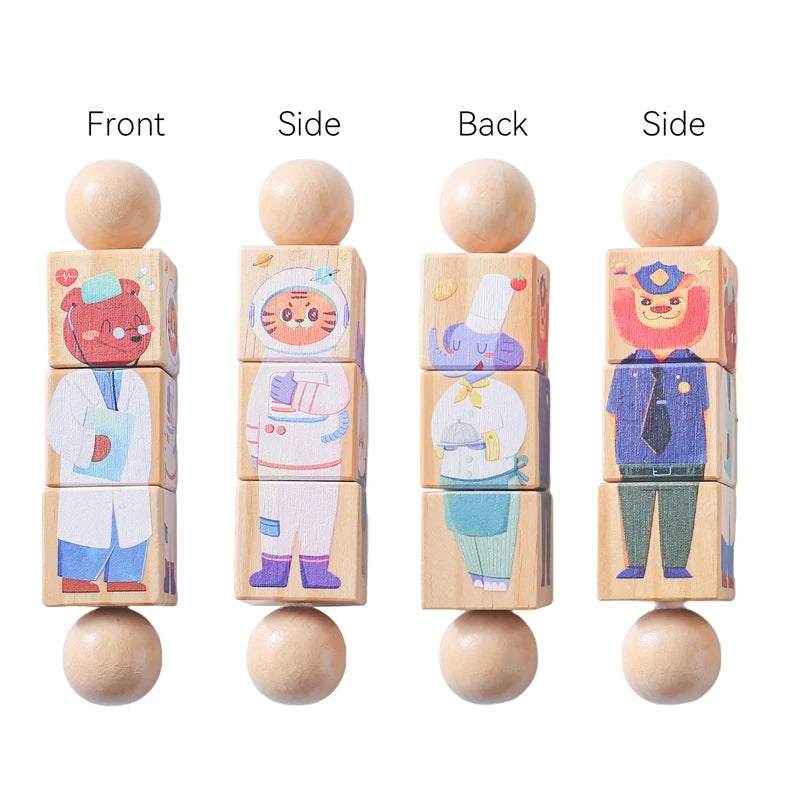 Campanella in Legno Montessori con Sonaglio