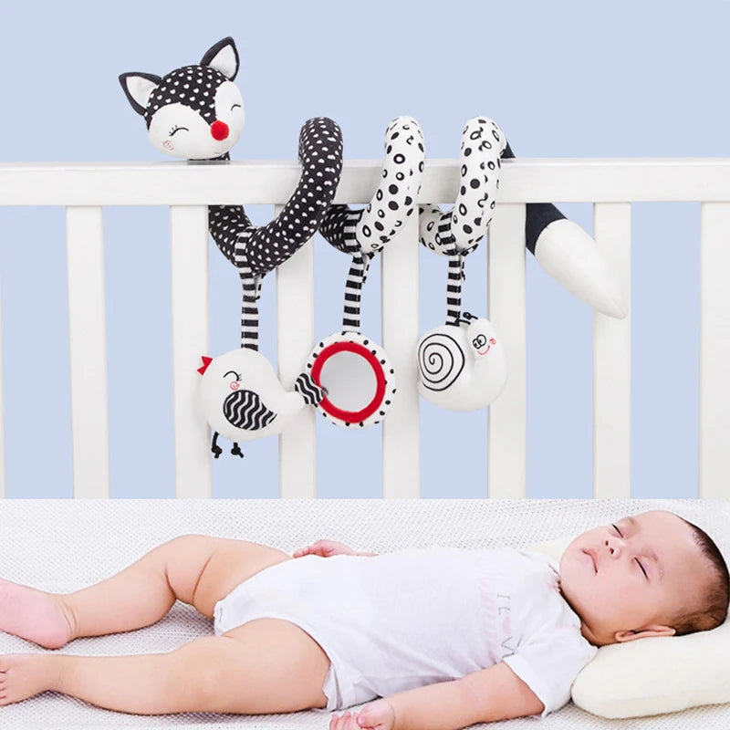 Spirale Sensoriale Bianco e Nero da Passeggino