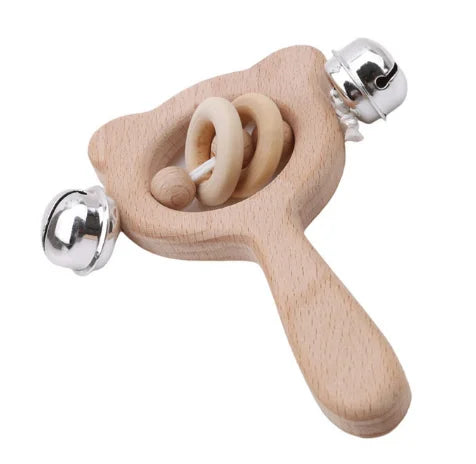 Campanella in Legno Montessori con Sonaglio