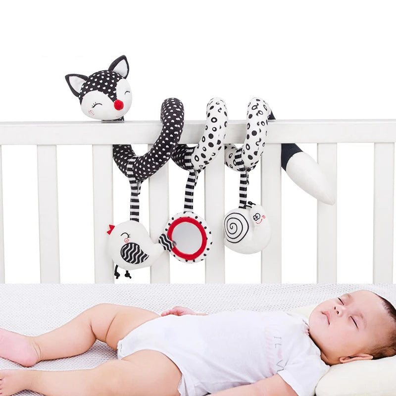 Spirale Sensoriale Bianco e Nero da Passeggino