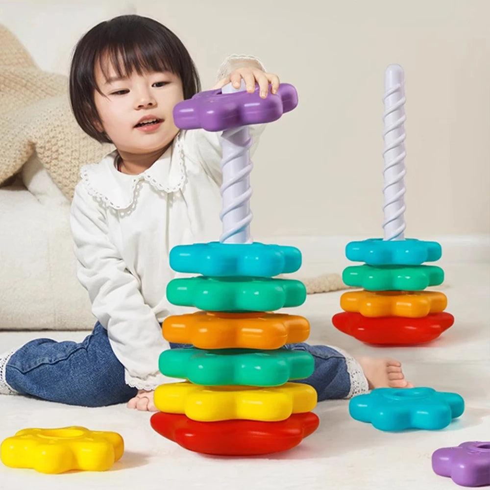 Torre Arcobaleno Impilabile Montessori