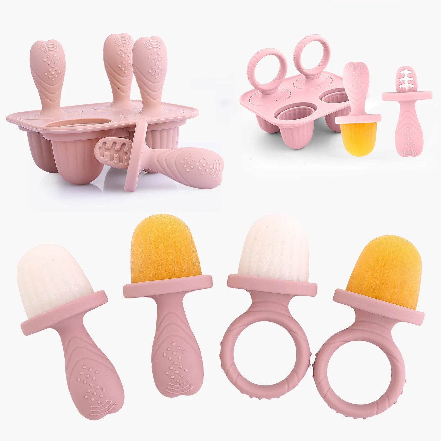 Massaggiagengive Frutta e Verdura in Silicone — Set 5
