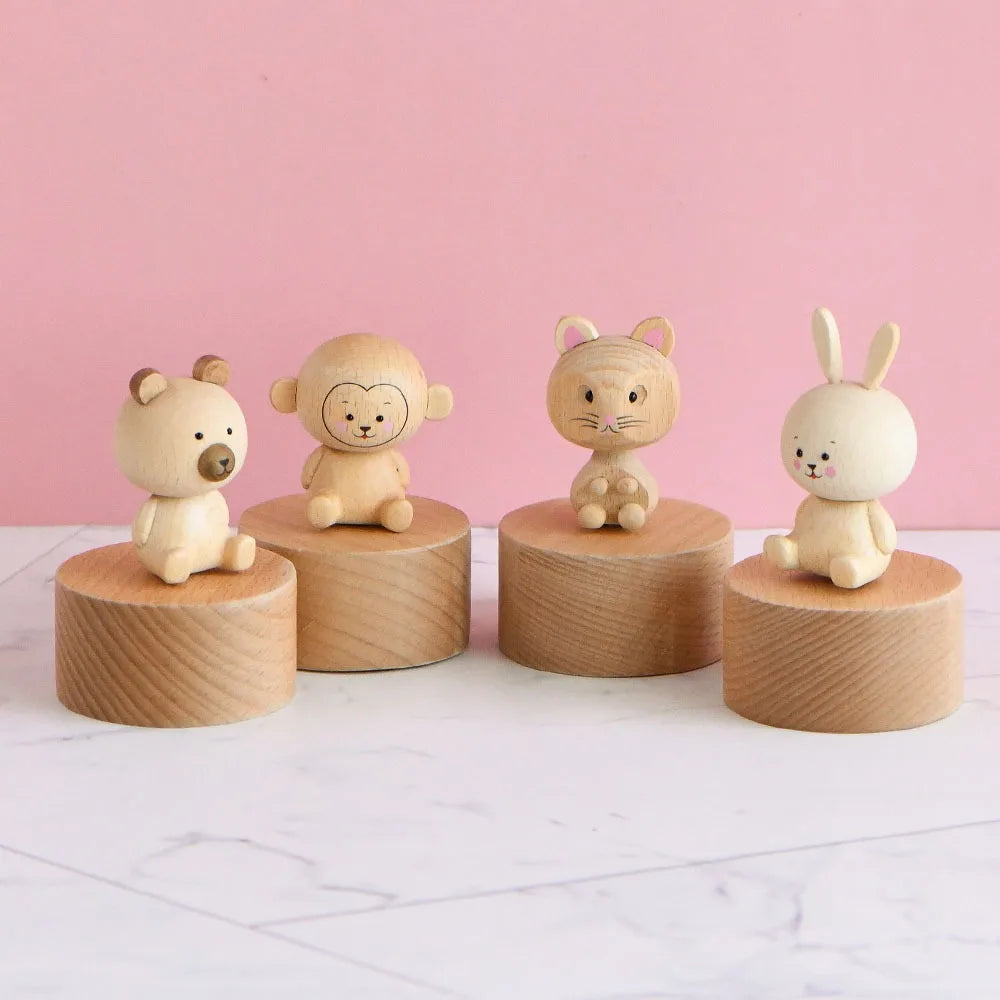 Carillon in Legno con Animaletti