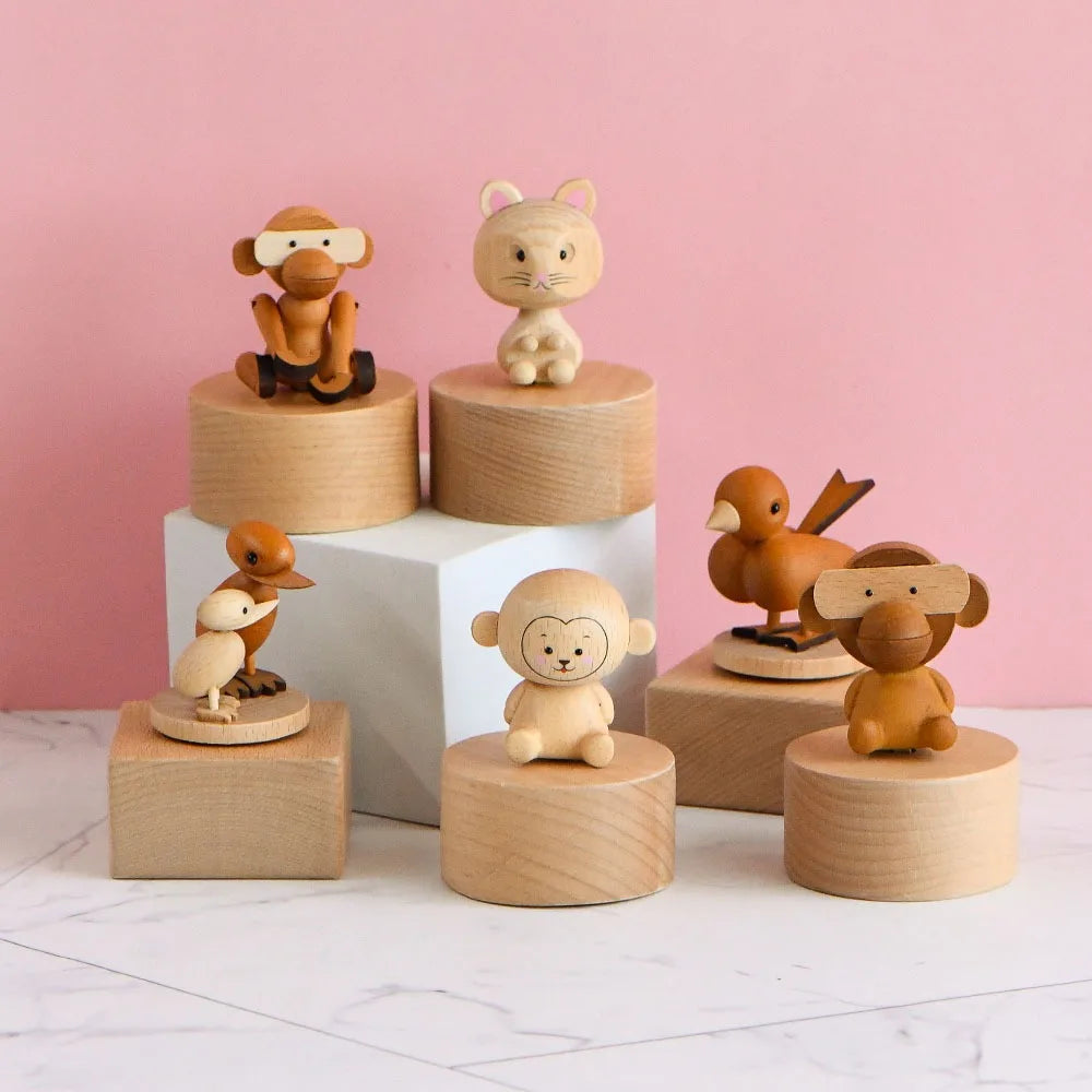 Carillon in Legno con Animaletti