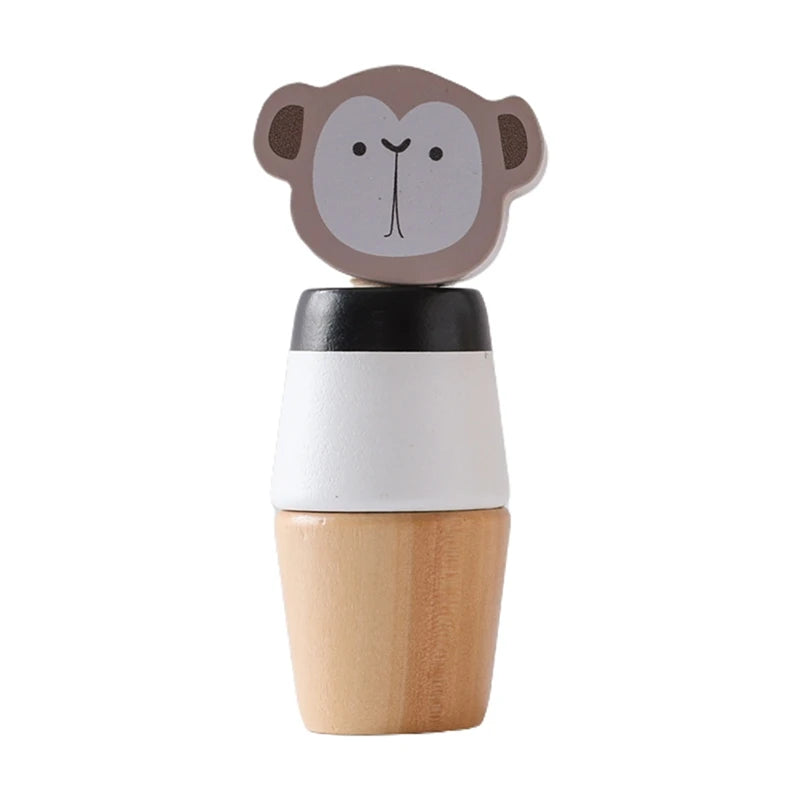 Sonaglio a Mano in Legno Montessori