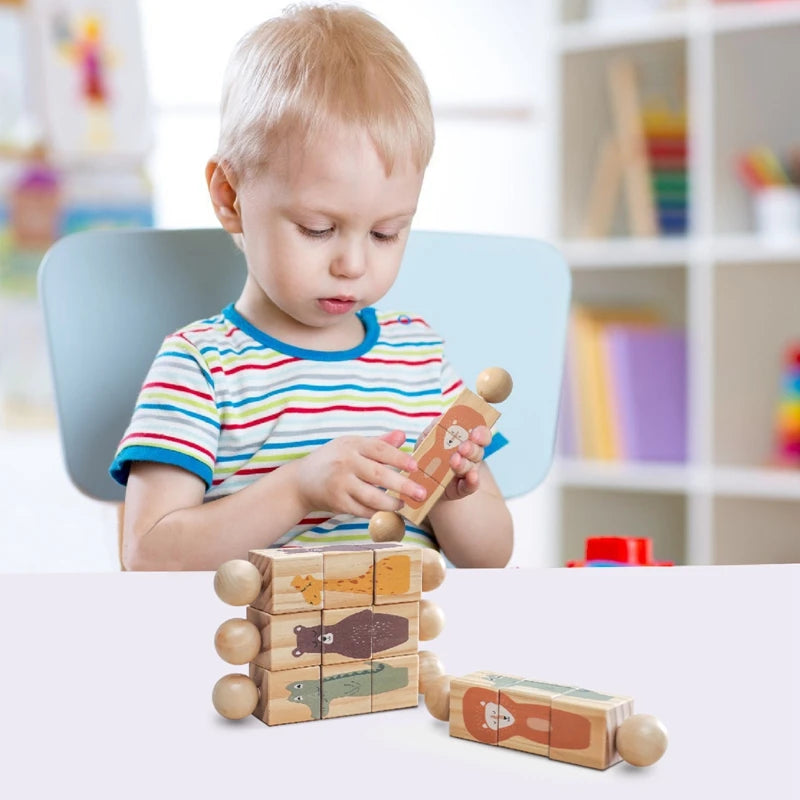 Campanella in Legno Montessori con Sonaglio