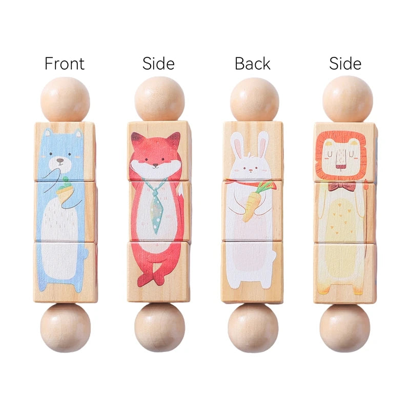 Campanella in Legno Montessori con Sonaglio