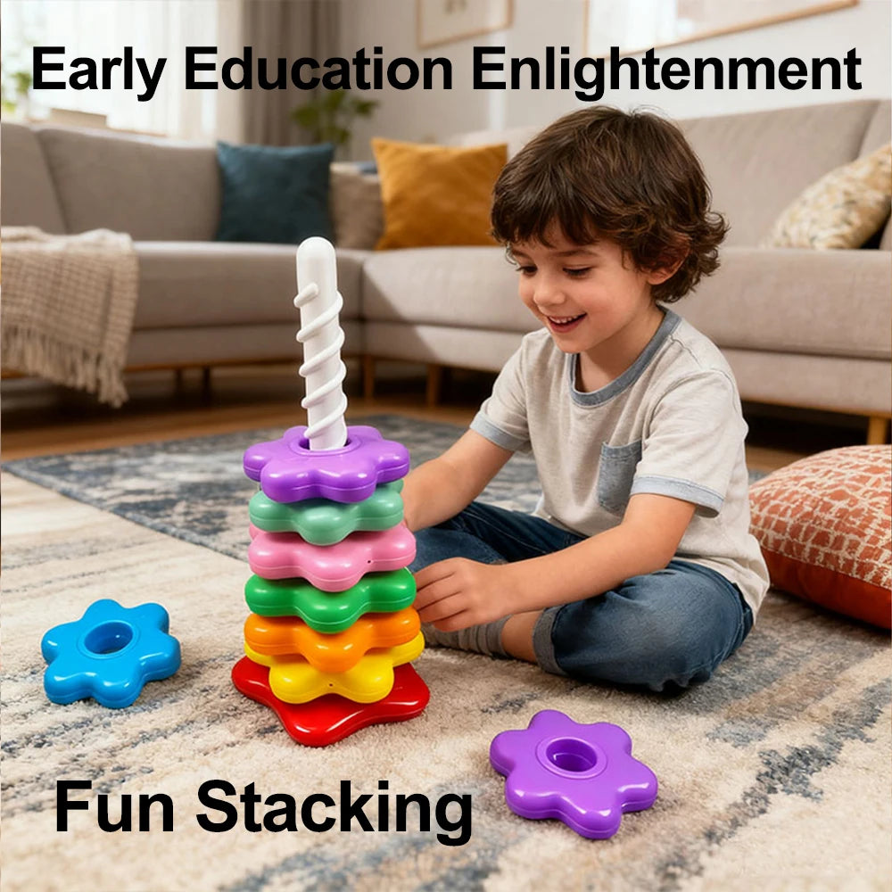 Torre Arcobaleno Impilabile Montessori