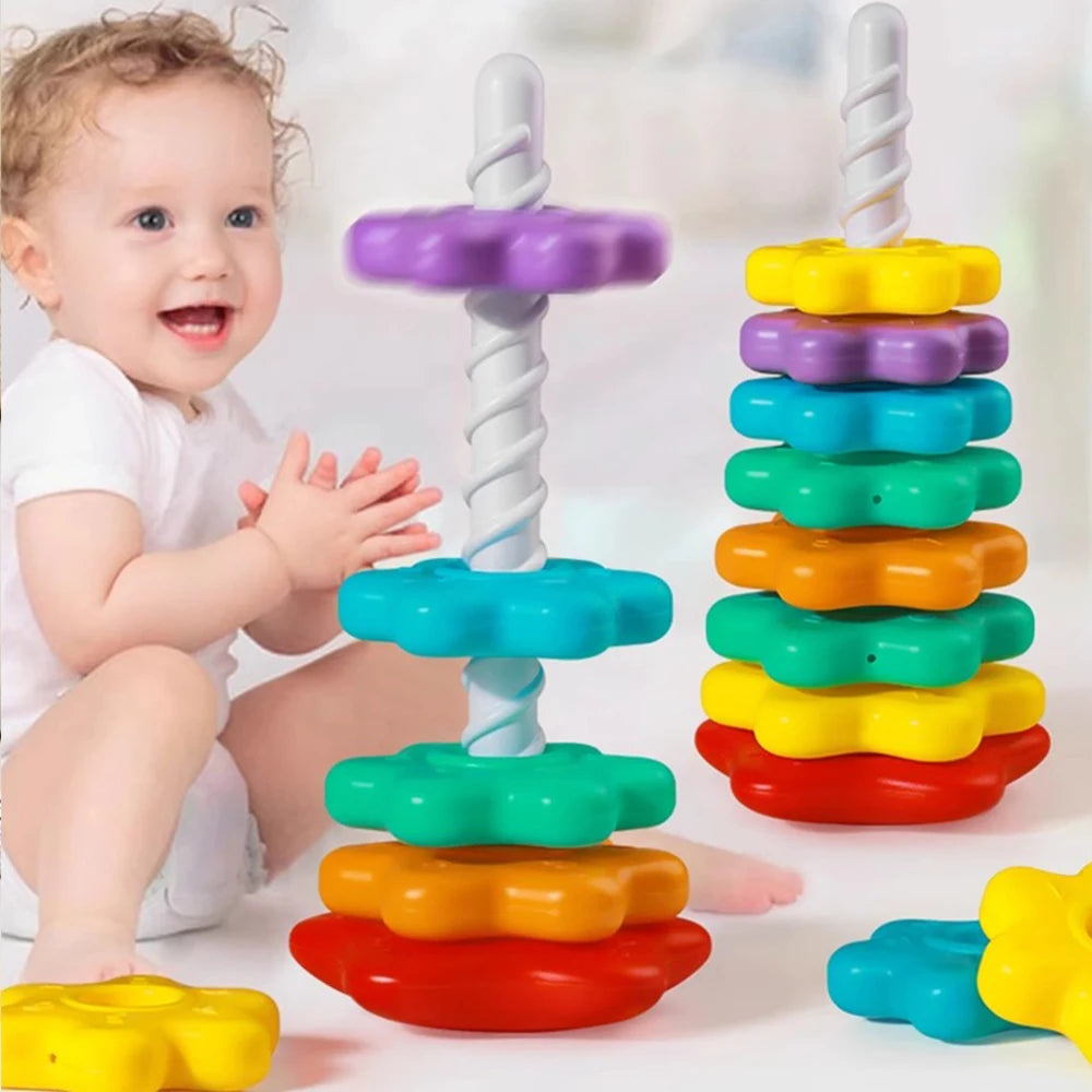 Torre Arcobaleno Impilabile Montessori
