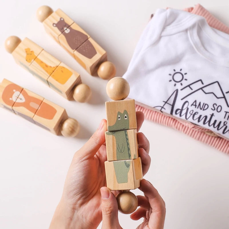 Campanella in Legno Montessori con Sonaglio